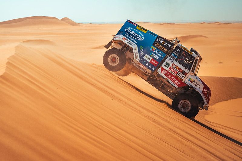 Fuel tank for the Dakar race truck